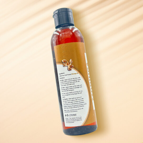 Premium and Cold pressed Moringa Oil (200ml)