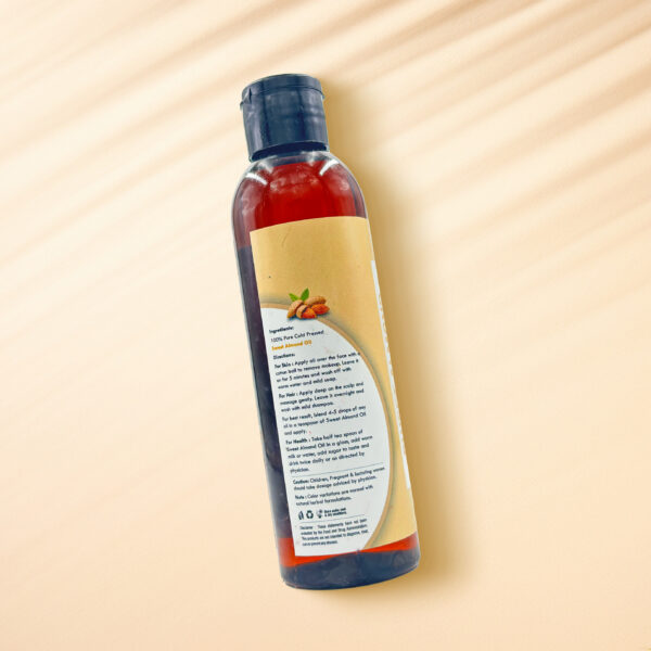 Premium and Cold pressed Sweet Almond Oil (200ml)